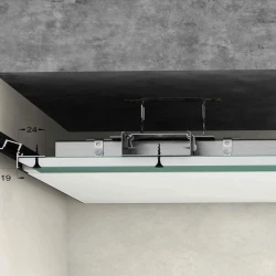 Теневой потолочный карниз Laconistiq Gips Черный Муар