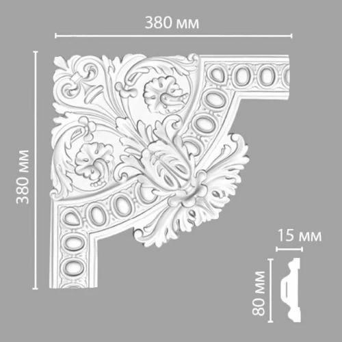 Угол декоративный Decomaster 98703-1 на otdelka1.ru