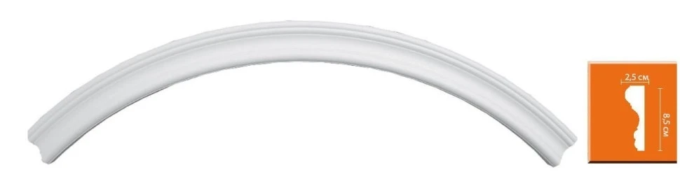 Радиус 1/4 Decomaster 897174-150 на otdelka1.ru