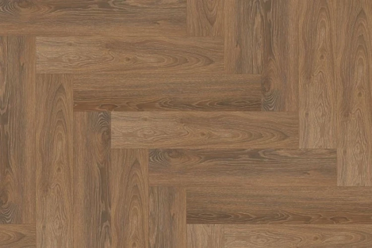 Виниловый Ламинат Floor Factor Herringbone HB15 Tobacco Braun Oak на Otdelka1.ru