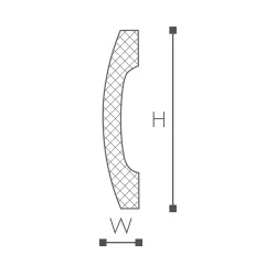 FD3 плинтус Wallstyl NMC 100х20х2000 мм
