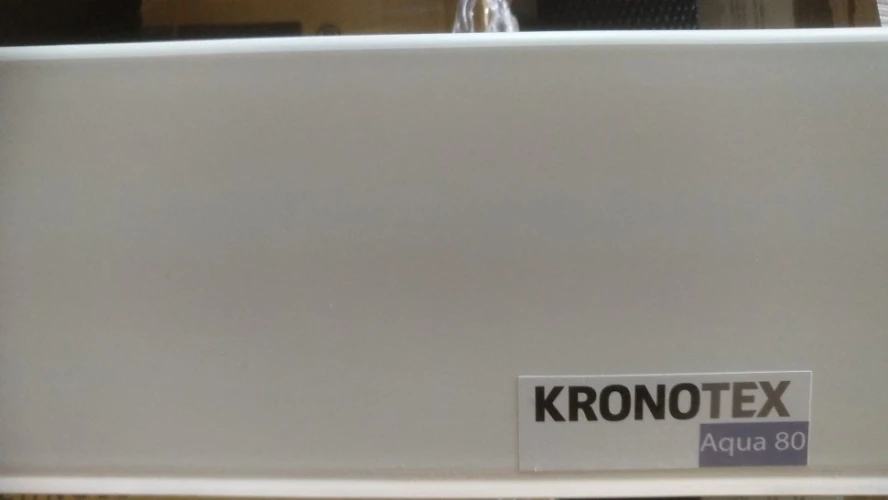 Плинтус МДФ Кронотекс / Kronotex Aqua 80 Белый на otdelka1.ru