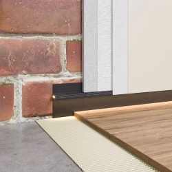 Теневой профиль Ликорн алюминиевый Черный С-08.2.3