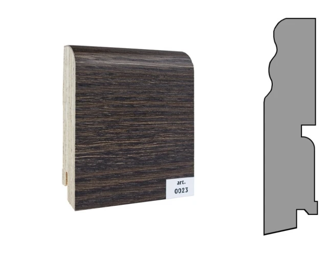 Плинтус шпонированный Finitura Dekor 120x30 №023 на otdelka1.ru