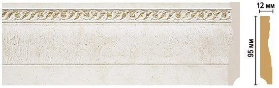 Плинтус напольный Decomaster 153-40 на otdelka1.ru