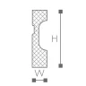 FD7 плинтус Wallstyl NMC 70х18х2000 мм на Otdelka1.ru
