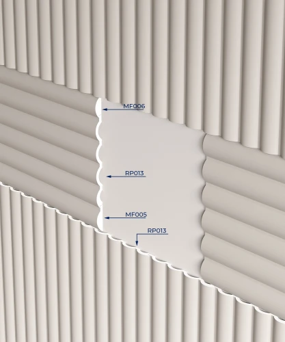 Молдинг финишный Cosca MF005 46х12 Экополимер