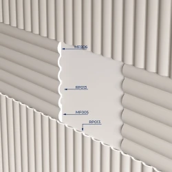 Молдинг финишный Cosca MF005 46х12 Экополимер