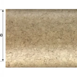 Пробковый плинтус Euro широкий C-101