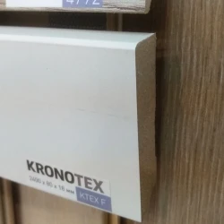 Плинтус МДФ Кронотекс / Kronotex F Белый