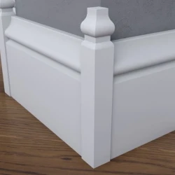 Соединительный элемент для плинтуса МДФ под покраску Madest Decor CD22