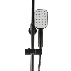Душевая система Royce Про RCS-120504BL, с изливом, черн. мат.