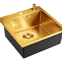 Мойка для кухни EMB-117A PVD Nano Golden