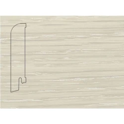 Плинтус шпонированный Педрос / Pedross Дуб Арктика 80 х 18 мм