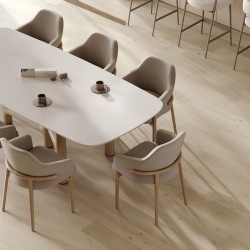 Кварцевый паркет Quartz Parquet Престиж 1258-06 Дуб Маскарпоне