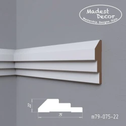 Молдинг МДФ под покраску Madest Decor M79-075-22