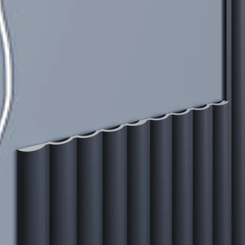 Молдинг финишный Cosca MF006 35х12 Экополимер на otdelka1.ru