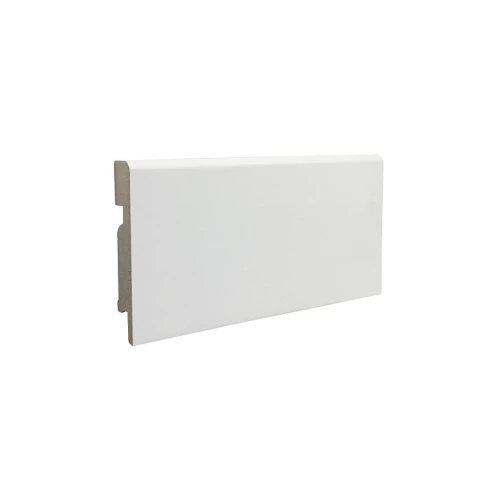 Плинтус МДФ Белый ламинированный Finitura Dekor F3 80x16 на Otdelka1.ru