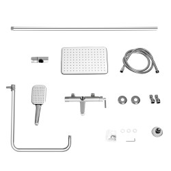Душевая система Royce Про RCS-120504CR, с изливом, хром