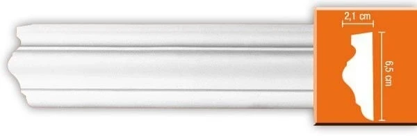 Молдинг гладкий Decomaster 97022 на otdelka1.ru