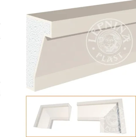 Фасадный молдинг LepninaPlast МВ-110/4 на otdelka1.ru