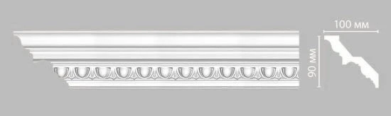Потолочный плинтус с орнаментом Decomaster DT-9808 на otdelka1.ru