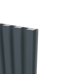 Стеновая панель Artiva WPC Графит светлый 168x18x2700