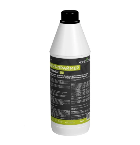 Грунтовка полиуретановая Home Expert PU PRIMER Aqua Stop 1 кг на otdelka1.ru