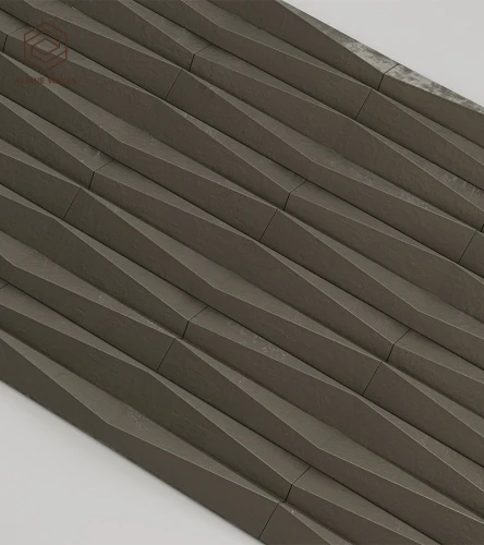 Декоративная панель Alpine Walls Geometrium ECOGR0204G Коричневый на otdelka1.ru