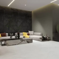 Кварцевый ламинат Stone Floor Серый мрамор