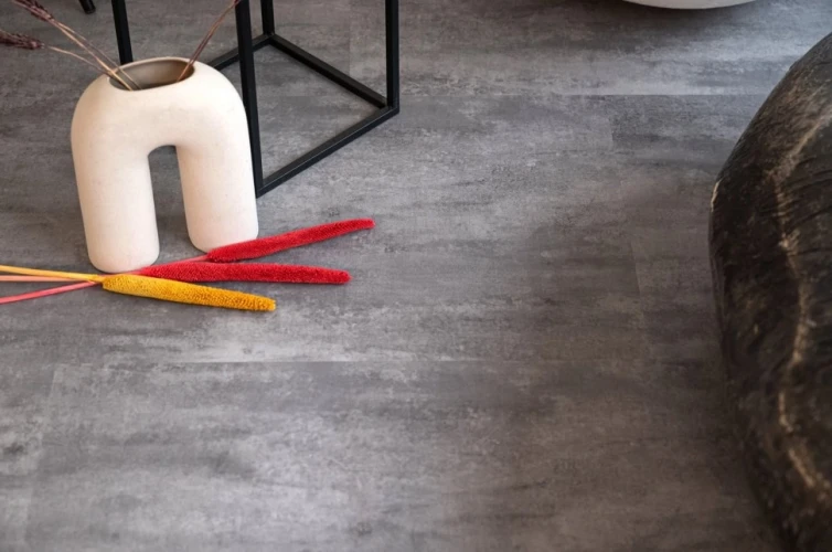 Виниловый Ламинат Винилам / Vinilam Ceramo Stone 71616 Цемент серый на Otdelka1.ru
