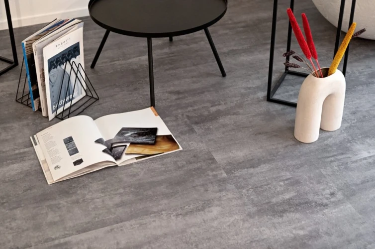 Виниловый Ламинат Винилам / Vinilam Ceramo Stone 71616 Цемент серый на Otdelka1.ru