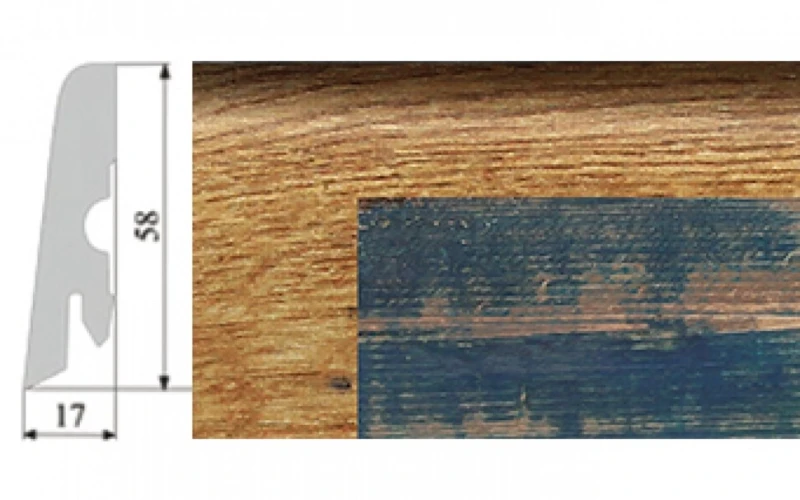 Плинтус Corkstyle с фотопечатью Random на otdelka1.ru