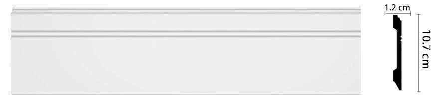 Плинтус напольный Decomaster D105 на otdelka1.ru