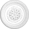 Розетка потолочная Decomaster DM-0291 на Otdelka1.ru