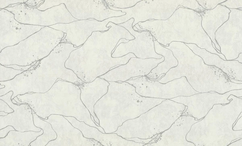 Обои МОФ Malex design Кинцуги 4208-1 бело-серебр. на otdelka1.ru