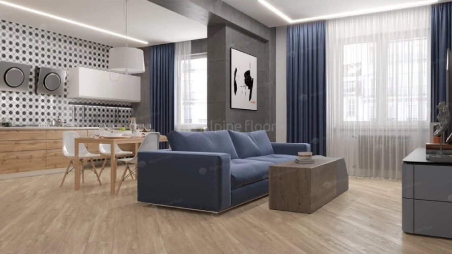 Виниловый Ламинат Alpine floor Sequoia SPC ECO 6-2 Секвойя коньячная на Otdelka1.ru