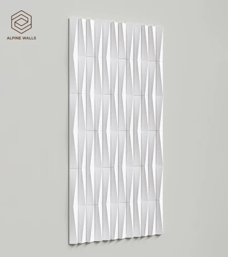 Декоративная панель Alpine Walls Geometrium ECOGR0205W Белый на otdelka1.ru