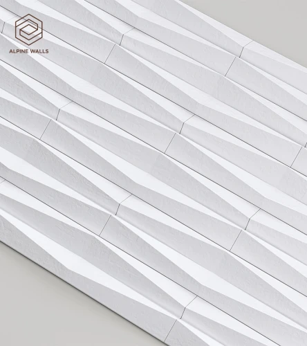 Декоративная панель Alpine Walls Geometrium ECOGR0205W Белый на otdelka1.ru