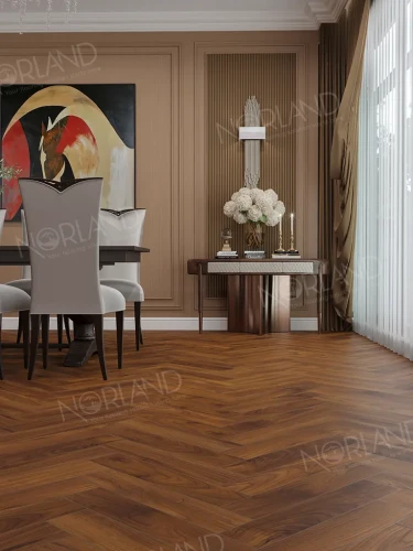 Ламинат Norland Herringbone Elegant LF303-19 Орех Кипр на otdelka1.ru