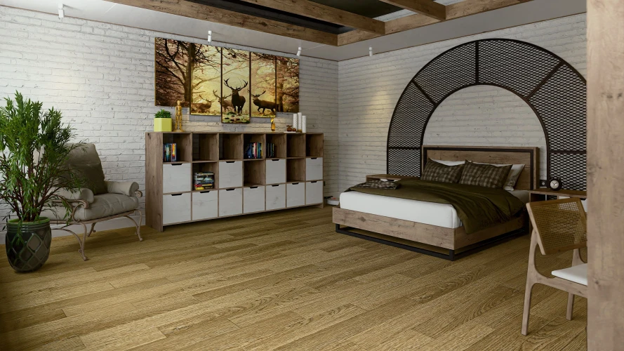 Виниловый Ламинат Деми флор / Damy floor Family Дуб Золотой на Otdelka1.ru