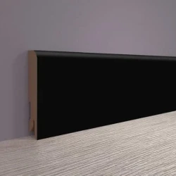 Плинтус МДФ  100 мм Bonkeel Черный Софт