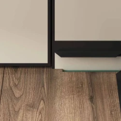 Микроплинтус Laconistiq Micro L Черный анодированный