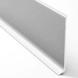 Плинтус алюминиевый Bonkeel ПЛ100 Серебро люкс 2,5 м