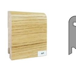 Плинтус шпонированный Finitura Dekor 70x15 Дуб