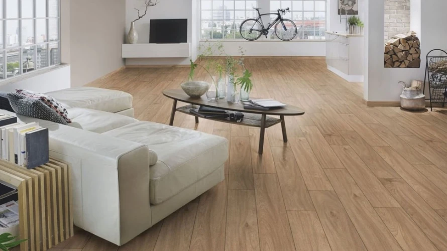 Ламинат Кроношпан / Kronospan Super Natural Classic K338 Credenza Oak на otdelka1.ru