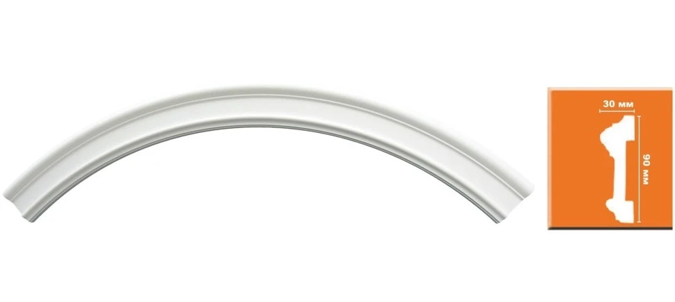 Радиус 1/4 Decomaster 897901-150 на otdelka1.ru