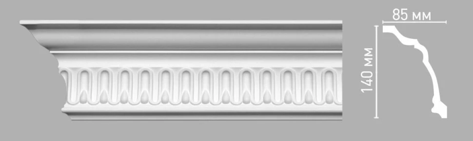 Плинтус потолочный Decomaster 95093 на Otdelka1.ru