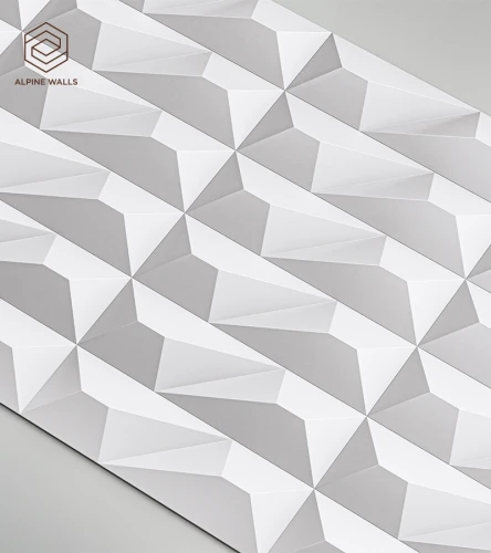 Декоративная панель Alpine Walls Geometrium ECOGR0206W Белый на Otdelka1.ru