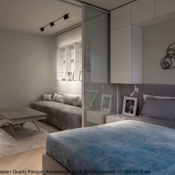 Кварцевый паркет Quartz Parquet Английская елка 5/0.6 мм 33-404 Дуб Испанский